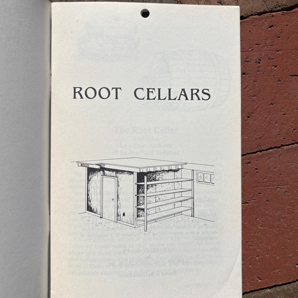 1978 Building & Using Your Root Cellar Garden Way DIY - Picture 2 of 6